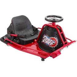 Razor Crazy Cart 24V Electric Drifting Go Kart Variable Speed, Up to 12 mph, Drift Bar for Controlled Drifts