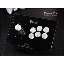 Mini Arcade Console with Joystick and 6 buttons in an acrylic case. USB Input Jamma and MAME Ready