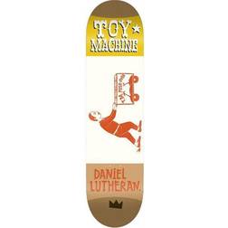 Toy Machine Skateboard Deck Margaret Kilgallen Reissue (Daniel Lutheran) Hvid/Brun 8.38"