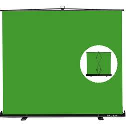 RAUBAY 78.7in x 74.8in Large Collapsible Green Screen Backdrop Portable Retractable Chroma Key Panel Photo Background with Stand. CGS2000