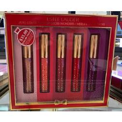 Estée Lauder Lipgloss Wonders Pure Color Envy 5 pc Gift Set $145.00 Value