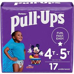 Huggies Pull-Ups Boys Potty Training Pants 4T-5T 17 Ct