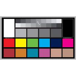 DGK Color Tools Digital Kolor Pro 16:9 Large Color and Video Chip Chart, 2-Pack