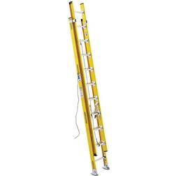 Werner 20-ft Fiberglass 375-lb Type IAA Extension Ladder