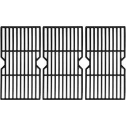 Avenger 16-7/8" Polished Porcelain Coated Cast Iron Grill Grates Replacement, Set of 3