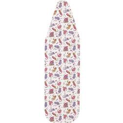 Household Essentials Ultra 100% Cotton Kool Kats Print Ironing Board Cover and Pad