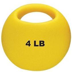 Cando One-Handle Medicine Ball, 4 lb. 9" Diameter