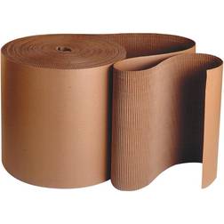 Quill Brand Singleface Corrugated Roll, 4 x 250, Brown (SF04) Brown