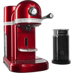 KitchenAid Nespresso® Espresso Maker with Milk Frother Candy Apple