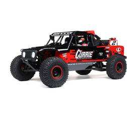 Losi RC Truck 1/10 Hammer Rey U4 4 Wheel Drive Rock Racer Brushless RTR Battery and Charger Not Included with Smart and AVC Red LOS03030T1