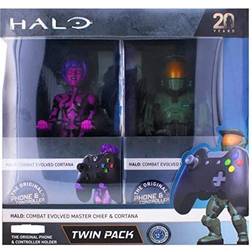 Combat Evolved 20th Anniversary 2pk Cable Guy Phone and Controller Holder - Master Chief & Cortana