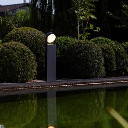 ECO-Light Fele LED-gadelampe, antracit, kan drejes Sockellampe