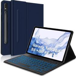 Keyboard Case for Samsung Galaxy Tab S8+/S7 Plus 12.4