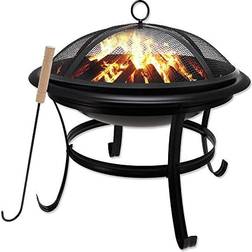 Gas One 21.5 Metal Round Wood-Burning Fire Pit