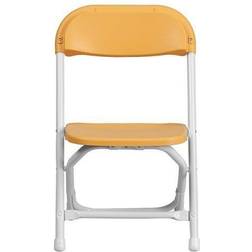 Flash Furniture Timmy 10 Pk. Kids Yellow Plastic Folding Chair