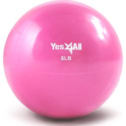 Yes4All 5lbs Soft Weighted Toning Ball