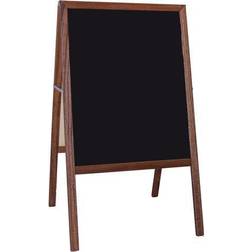 Flipside Products Stained Marquee Easel with Black Chalkboard