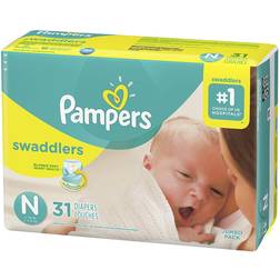 Procter & Gamble Pampers Swaddlers Newborn Diapers Size N 31 Count
