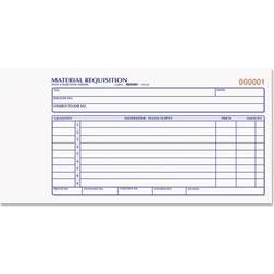 Rediform Material Requisition Book, Two-part Carbonless, 7.88 X 4.25, 1/page, 50 Forms RED1L114 carbon