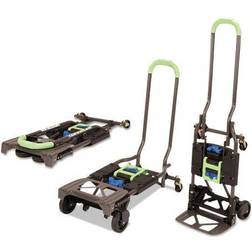 Cosco 2-in-1 Multi-position Hand Truck And Cart, 16.63 X 12.75 X 49.25, Blue/green CSC12222PBG1E Blue
