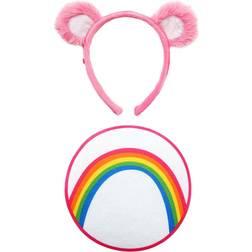 Care Bears Cheer Bear Ears & Patch Kit Pink/White One-Size