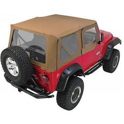 Rampage Complete Soft Top with Clear Windows and Upper Doors (Spice) 68317