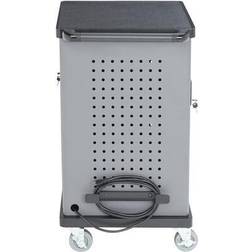 National Public Seating Oklahoma Sound DCC Duet Cart For 32 Devices, Gray/Black