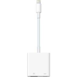 Apple Lightning - USB A/USB C M-F Camera Adapter 0.3ft