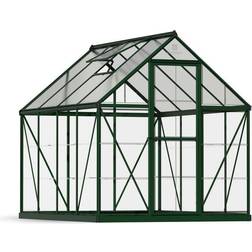 Palram 6x8 Hybrid Hobby Greenhouse, Forest