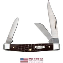 Case Cutlery XX WR Pocket Knife Brown Stockman Item #081