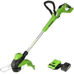 Greenworks 24-volt 13-in Telescopic Cordless String Trimmer and Edger Capable (Battery Included) ST24L410