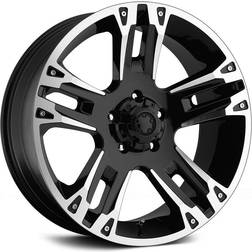 17 Black With Diamond Cut Accents Maverick 234/235 Wheel Ultra Wheel 235-7885B
