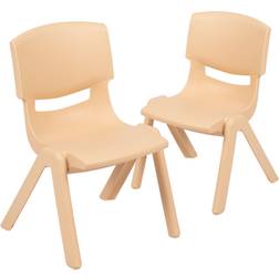 Flash Furniture Whitney 2 Pack Natural Chair