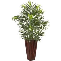 Nearly Natural 3.5Ft Potted Areca Palm Planter