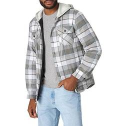 Wrangler Quilted Lined Flannel Shirt Jacket