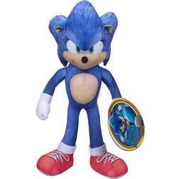 JAKKS Pacific Sonic the Hedgehog 2 Talking Sonic Plush 13"