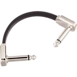 Ernie Ball Ribbon Patch Cable, 3in, Black