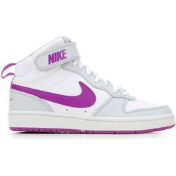 Nike Court Borough Mid 2 GS - Pure Platinum/White/Mint Foam/Vivid Purple