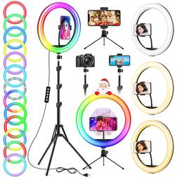 GerTong Ring Light with Stand & Phone Holder