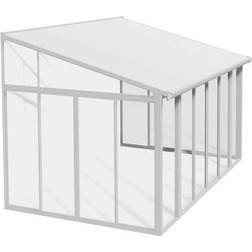 9.8-ft SanRemo Structure/White Panels Gazebo
