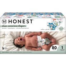 Honest Clean Conscious Diapers Size 1 80-count