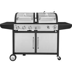 Royal Gourmet ZH3002-S 3-Burner Grill Combo Stainless