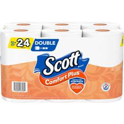 Scott Comfort Plus Double Roll Toilet Paper 12-pack