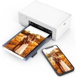 Liene Photo Printer, Wi-Fi Picture Printer, 20 Sheets, Full-Color Photo, Instant Photo Printer for iPhone, Android, Smartphone, Thermal dye Sublimation, Portable Photo Printer for Home Use