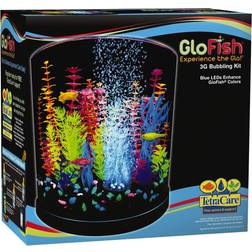 GloFish Half-Moon Bubbling With Blue Bubbler Aquarium Kit