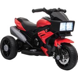 Aosom Red 6 V Motorbike Powered Ride-On with Headlights