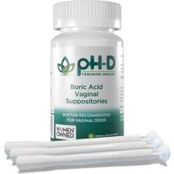 Ph D 600 Mg Boric Acid Vaginal Suppositories 12
