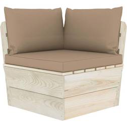 Be Basic Pallet Sofa Chair Cushions Brown