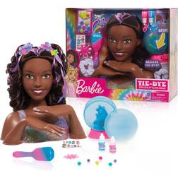 Just Play Barbie Deluxe Styling Head Tie Dye- AA