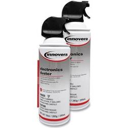 Innovera Compressed Electronics Air Duster Cleaner 2pcs 10fl oz